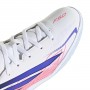 Adidas F50 Hyperfast Club IN J - Branco/Roxo/Rosa